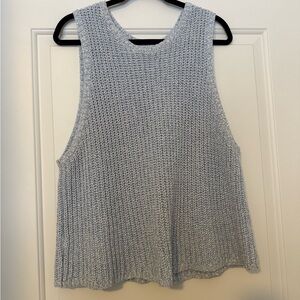 Old Navy Light Blue Knit Tank Top